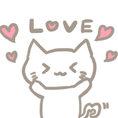 [LINEスタンプ] しろねこちゃんのスタンプ2