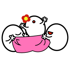 [LINEスタンプ] たまごたまご家族 子供たち