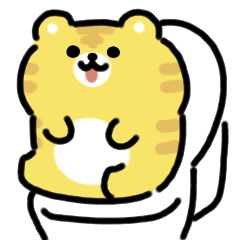 [LINEスタンプ] おトイレどうぶつスタンプ