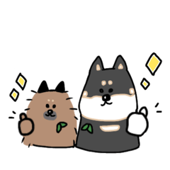 [LINEスタンプ] 柴ポメの日常3