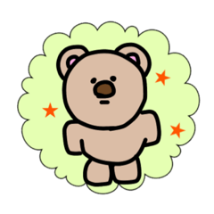 [LINEスタンプ] 愛が生んだクマくん