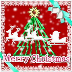 [LINEスタンプ] 飛び出す！お正月＊クリスマス＊修正版