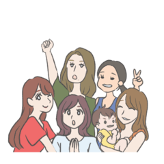 [LINEスタンプ] オンニとマンネとときどきエケチェン