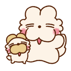 [LINEスタンプ] インちゃんときんちゃん