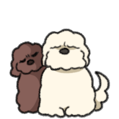 [LINEスタンプ] コフィー＆ルビー