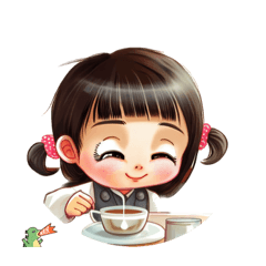 [LINEスタンプ] 癒しのコーヒー2杯目