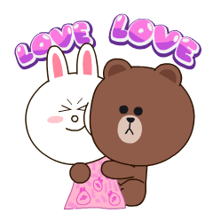 [LINEスタンプ] BROWN ＆ FRIENDS : 愛とケア 3