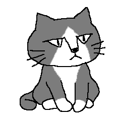 [LINEスタンプ] 【うちなーぐち】ムッスリーニ猫