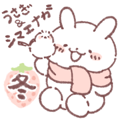 [LINEスタンプ] うさぎとシマエナガ 冬＆年末年始