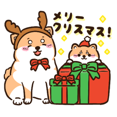 [LINEスタンプ] ゆるくて可愛い犬たち（冬）