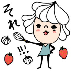 [LINEスタンプ] mottoのホイップちゃん♡敬語