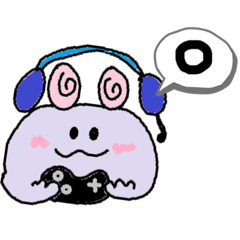 [LINEスタンプ] ゲーマーうさぎおばけのゲームと日常★