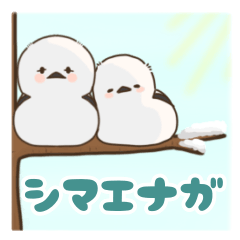 [LINEスタンプ] 仲良しさんに。シマエナガほっこりスタンプ