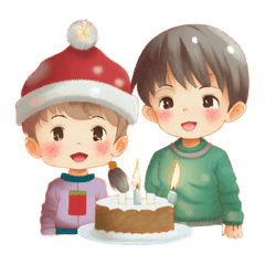 [LINEスタンプ] クリスマスパック 年代編 40スタンプ