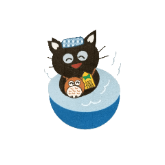 [LINEスタンプ] 保護猫福ちゃん