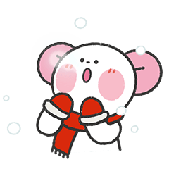 [LINEスタンプ] Pizzi's winter story 1