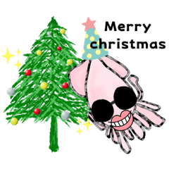 [LINEスタンプ] イカくんPart4★happy art