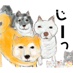 [LINEスタンプ] ネコスタ☆犬スタ