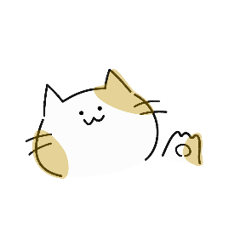 [LINEスタンプ] 顔だけ猫と基本の挨拶