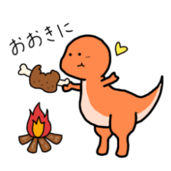 [LINEスタンプ] 関西出身の恐竜たち2の画像（メイン）