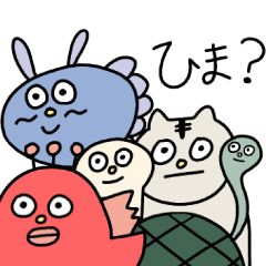 [LINEスタンプ] ゆる四神だよ。