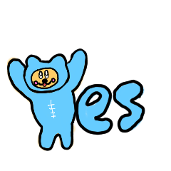 [LINEスタンプ] くまちゃん英略語スタンプ