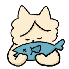 [LINEスタンプ] 猫とさかなの仲良しスタンプ