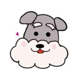 [LINEスタンプ] シュナウザー face