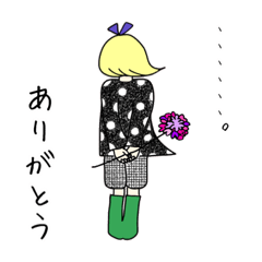 [LINEスタンプ] かめとお花と。ありがとう＆冬のごあいさつ