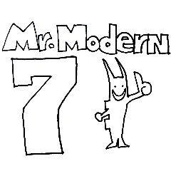 [LINEスタンプ] MR.MODERN 7