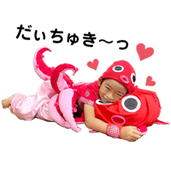 [LINEスタンプ] octopus Ⅱ X'mas c.2021