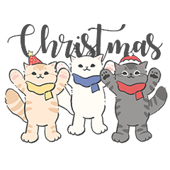 [LINEスタンプ] ふわふわスターアート-volクリスマス