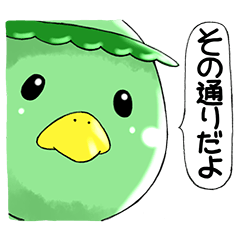 [LINEスタンプ] かっぱさんの日常使えるセリフ