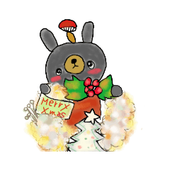 [LINEスタンプ] らぴのもりXmas