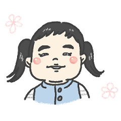 [LINEスタンプ] 小さなかわいい女の子のスタンプ