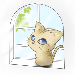 [LINEスタンプ] 日常使える ちびっちょキジトラ仔猫