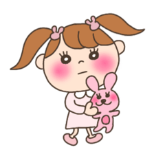 [LINEスタンプ] ツインテール❤︎おんなのこ