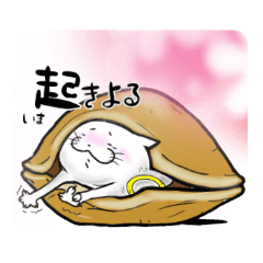 [LINEスタンプ] 白猫天使 [輪っかは邪魔だが役に立つ。]