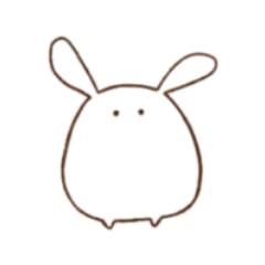 [LINEスタンプ] しろうさ、時々くろうさ