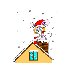 [LINEスタンプ] MikaUsa - Holiday Stamp