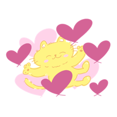 [LINEスタンプ] ネコ こども 星 スタンプ♪