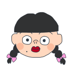 [LINEスタンプ] おかっぱサチコちゃん