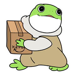 [LINEスタンプ] 素敵なカエルの大五郎の画像（メイン）