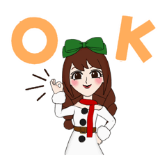 [LINEスタンプ] クリスマス女子専用スタンプ