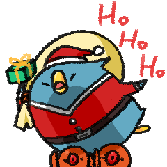 [LINEスタンプ] ドンドン と たこ-メリークリスマス 2022