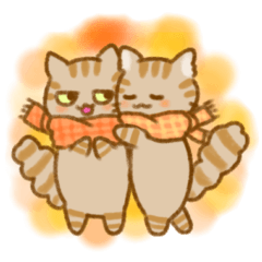 [LINEスタンプ] まんちかんず ふゆ