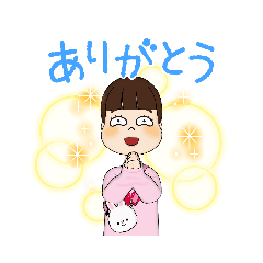 [LINEスタンプ] 日鉄はなちゃん