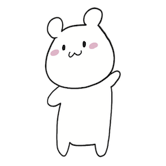 [LINEスタンプ] 白くまノンちゃん