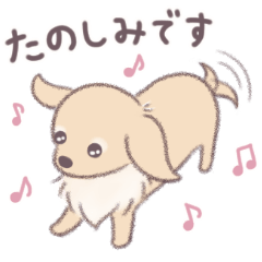 [LINEスタンプ] ダックスフンドのふくまる4  冬〈修正版〉