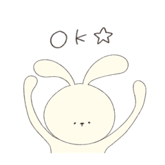 [LINEスタンプ] うさお【ゆるいうさぎ】